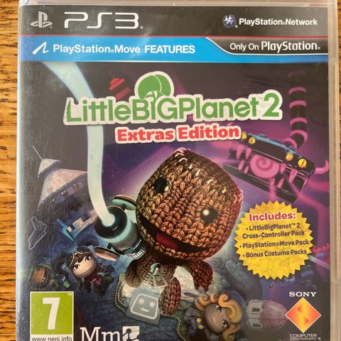 Ps3 spill LITTLE BIG PLANET 2 EXTRA EDITION Move barn