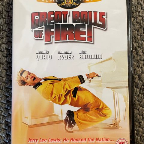 [DVD] Great Balls of Fire - 1989 (norsk tekst)