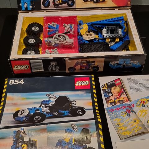 LEGO Technic 854 go kart 1984 retro