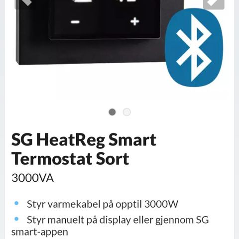 Smart termostat SG HeatReg