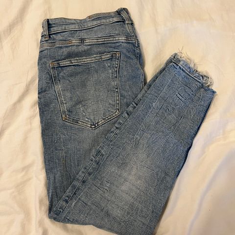 Stilig Ripped Jeans Bukse Fra Zara (Str. 44)