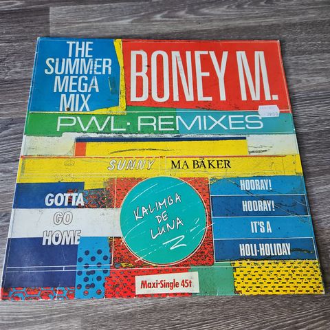 Boney M The Summer Mega Mix PWL Remixes Vinyl LP