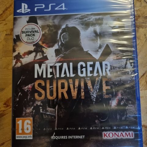 Uåpnet PS4 Metal Gear Survive fortsatt forseglet