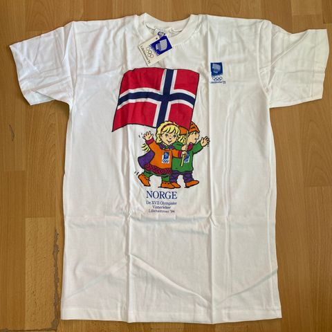 Ubrukt t-skjorte fra OL-Lillehammer ‘94