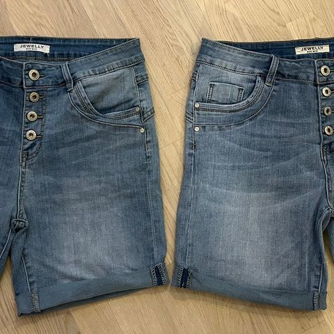 Shorts fra Jewelly i str. 38, baggy jeans