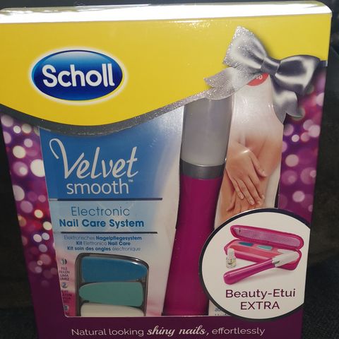 Scholl velvet smooth electronic nail care system
