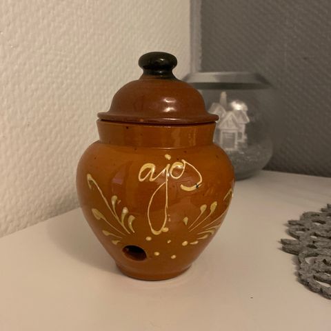 Pent Brukt Små Vase (Håndmalt )