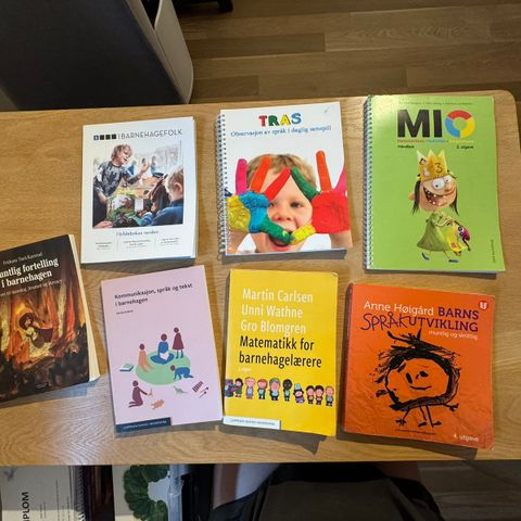 Barnehagelærerutdanning - pensumbøker