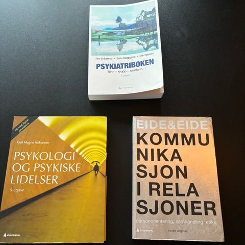 Fagbøker til videreutdanning innen rus og psykisk helse.