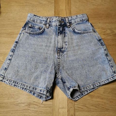 High waist denim shorts, gina tricot