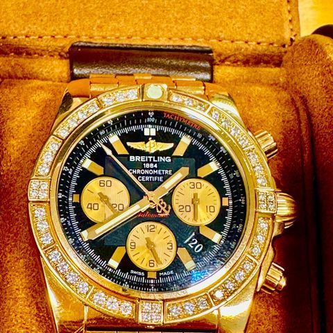 UNIK..!!! BREITLING CHRONOMAT 44 «HELGULL/DIAMANTER