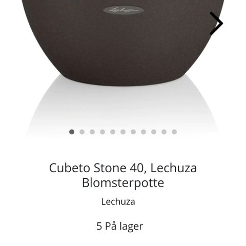 Cubeto Stone 40, Lechuza Blomsterpotte