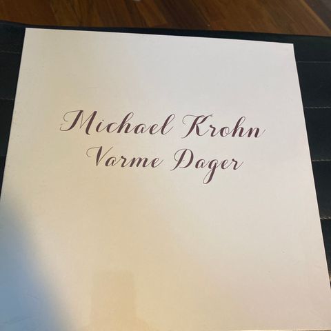 Michael Krohn ** Varme Dager ** LP ** Raga Rockers