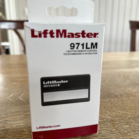 LiftMaster / Chamberlain fjernkontroll 971LM 390MHz