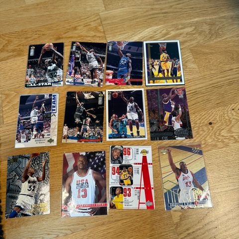 12 Shaquille O’Neal basketkort