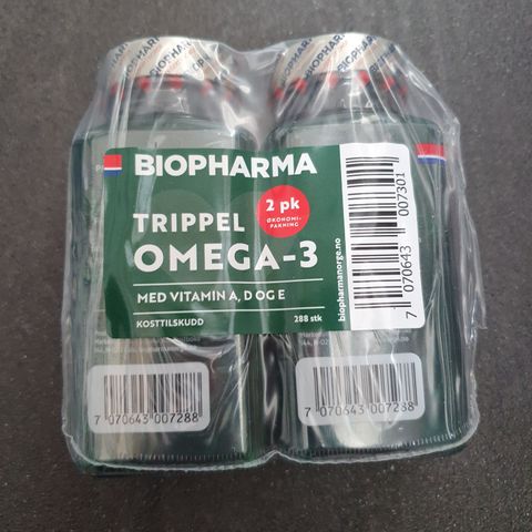 Nye Biopharma Trippel Omega-3