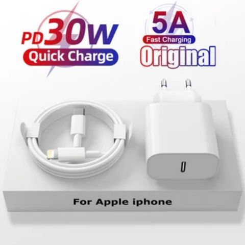 PD3.0 30W For Apple Hurtiglader For iPhone 14 13 12 11 Pro Max Mini Plus iPad