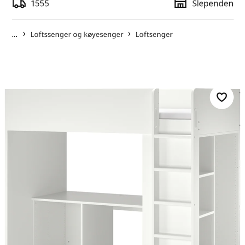 Ikea  Loftsseng 90x200