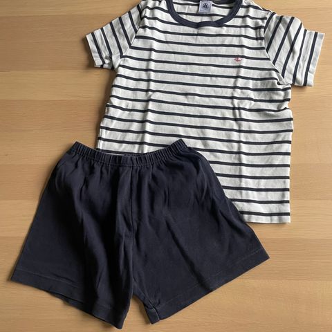 Petit Bateau sommer pysj str 128