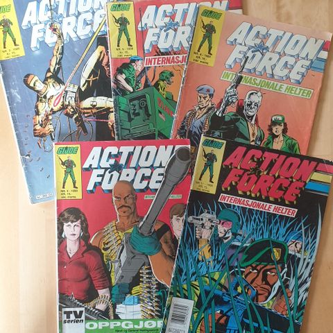 Action Force G.I.Joe blader 1988-1990