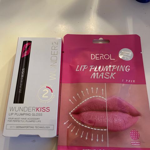 Lip plumping gloss/mask