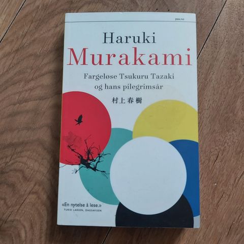 HARUKI MURAKAMI. Fargeløse Tsukuru Tazaki og hans pilegrimsår.