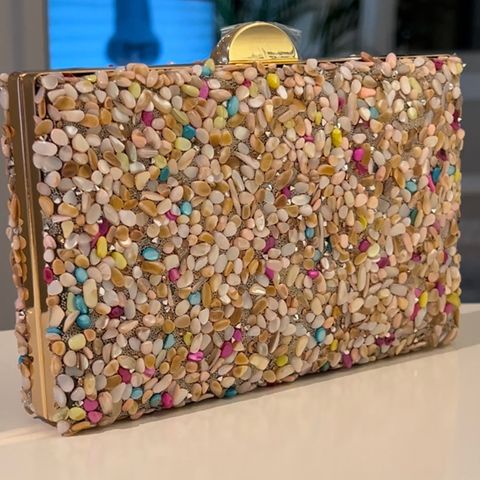 Acrylic candy 🍬 stones clutch veske