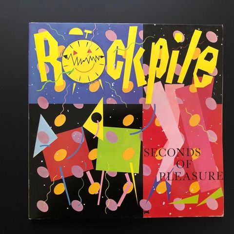 ROCKPILE "Seconds Of Pleasure" 1980 vinyl LP gatefold