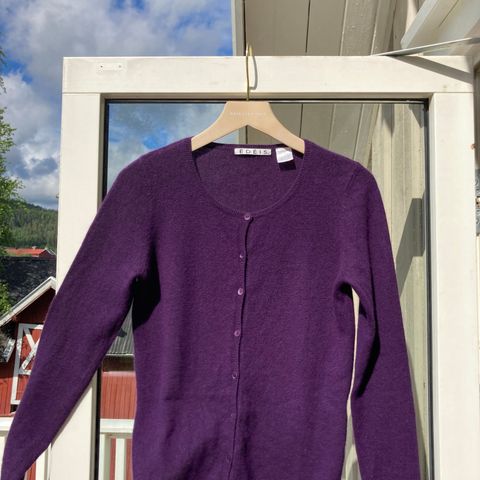 Nydelig cardigan  100% cashmere  Str XS / 34