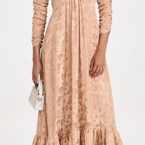 byTiMo Jacquard Ruffle Gown