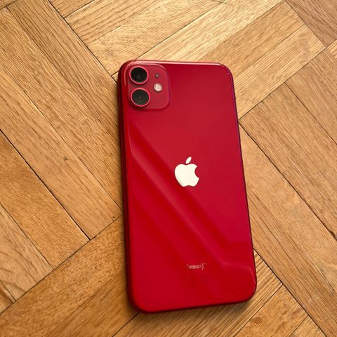 Plettfri iPhone 11 (128 gb) rød