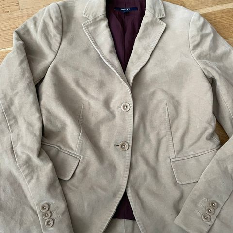 Gant jakke blazer in velour 38