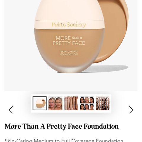 Polite Society More Than A Pretty Face Foundation - ubrukt