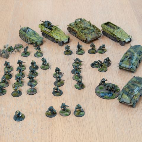 Bolt Action - Tysk Panzergrenadier hær for miniatyrspill