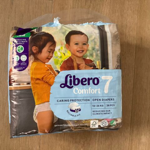 Libero comfort 7 bleie 38 stk bleier