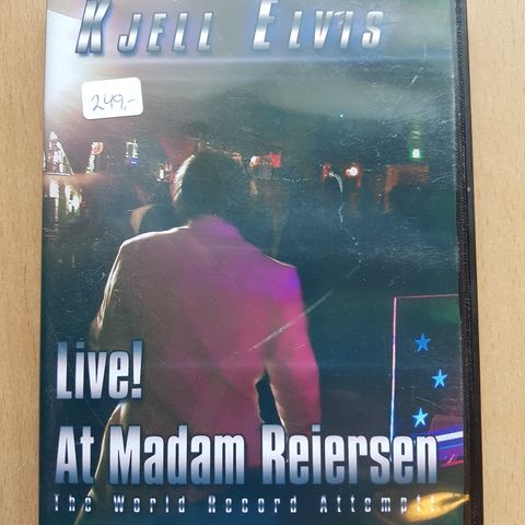 KJELL ELVIS LIVE AT MADAM REIERSEN DVD 2003
