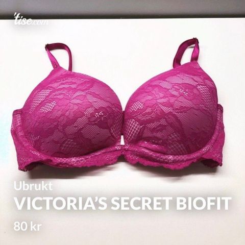 Victoria’s Secret Str 34D/75D, ubrukt pga feil str