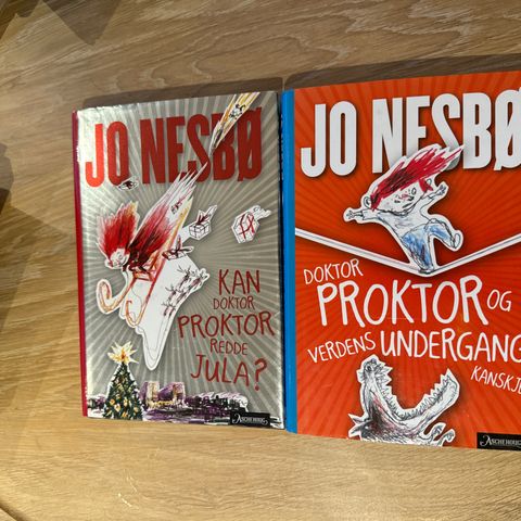 Doktor Proktor serie av Jo  Nesbø- 2 bøker