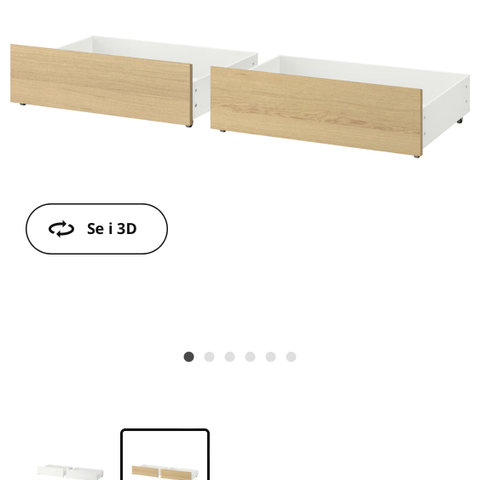 4 Malm sengeskuffer IKEA