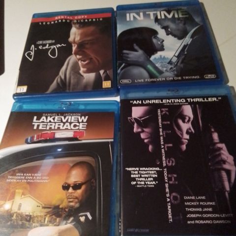 Lakeview Terrace- Killshot- J.Edgar - In Time - Hunt for A Kill