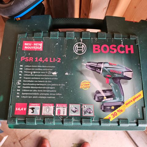 Bosch skrutrekker PSR 14,4 LI-2