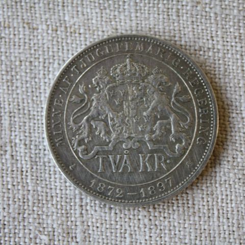 Sverige - TVÅ KR 1872-1897 - 300