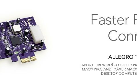 Sonnet Allegro FW800 PCIe mac pro / power mac g5/ windows