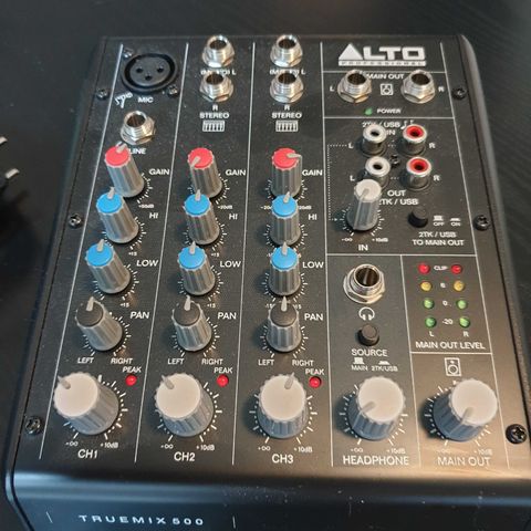 Alto ProTRUEMIX 5-kanals analog mixer (usb) selges!
