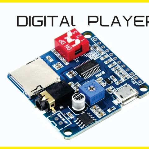 Digital media Player, multimedia avspiller, alarm giver,