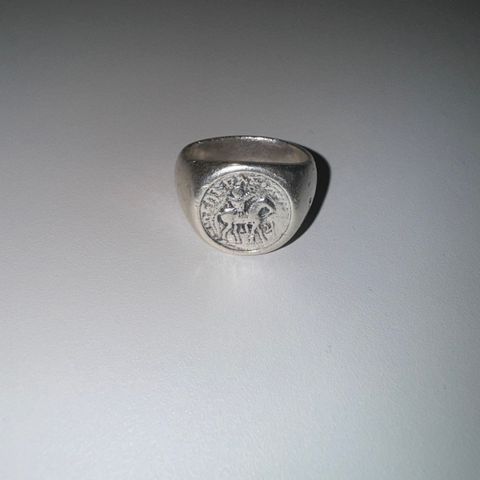 Alexander the great coin signet ring