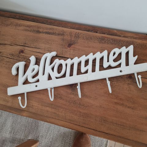 VELKOMMEN-SKILT