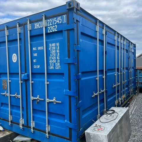 20fot container med sideåpning