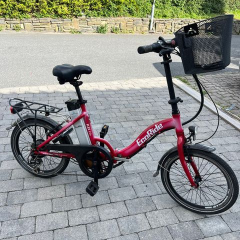 EcoRide sammenleggbar el sykkel