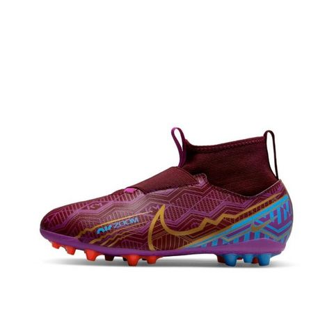 Nike Mercurial Zoom Superfly 9 Academy AG Fotballsko Barn Mbappé